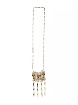 Rabanne декорированная сумка на плечо 1969 с цепочками, золотистый