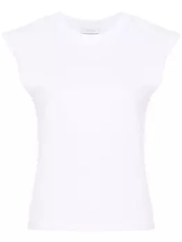 Rabanne футболка с цепочкой, белый