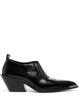 Rabanne ковбойские ботинки, черный