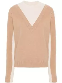 Rabanne многослойный джемпер, нейтральный цвет