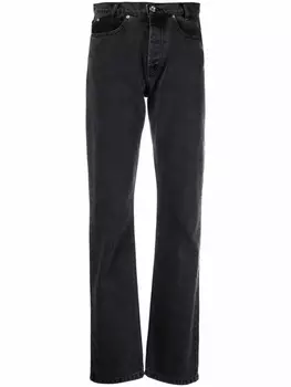 Rabanne прямые брюки, серый