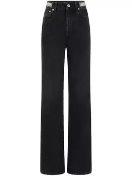 Rabanne прямые джинсы 1969, черный
