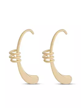 Rabanne серьга-кафф Mono, золотой