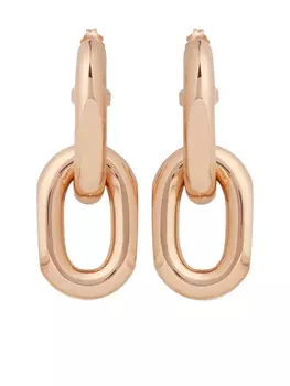 Rabanne серьги Double XL Link, золотой