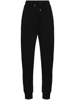 Rabanne спортивные брюки с логотипом, черный