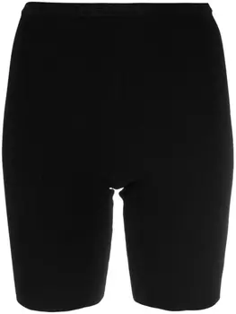 Rabanne спортивные шорты скинни с логотипом, черный