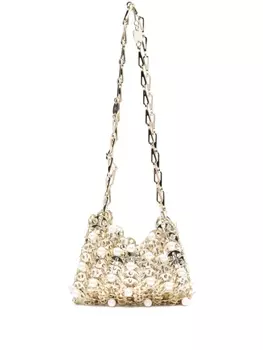 Rabanne сумка на плечо 1969 Nano, золотистый