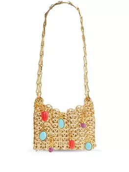 Rabanne сумка на плечо Iconic 1969, золотистый