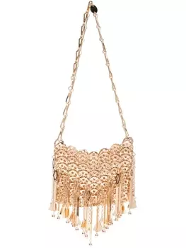 Rabanne сумка на плечо Iconic Nano 1969, золотистый