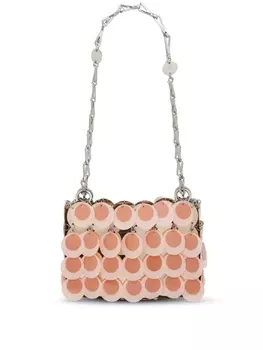 Rabanne сумка Sparkle Nano, розовый