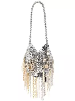 Rabanne сумка-тоут 1969 Moon, серебристый