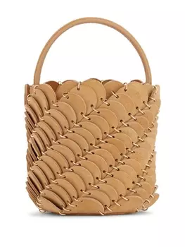 Rabanne сумка-ведро Paco среднего размера, серый