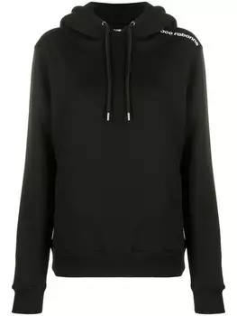 Rabanne толстовка с капюшоном, черный