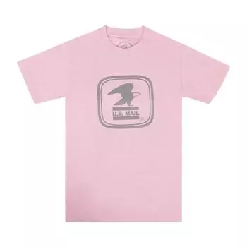 Рабочая футболка Anti Social Social Club x USPS, розовая
