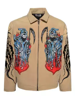 Рабочая куртка с принтом жнеца Warren Lotas, нейтральный