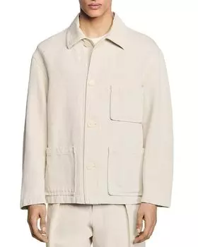 Рабочая куртка Sandro, слоновая кость/кремовый