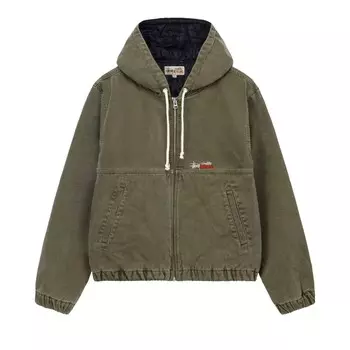 Рабочая куртка Stussy Оливково-серый