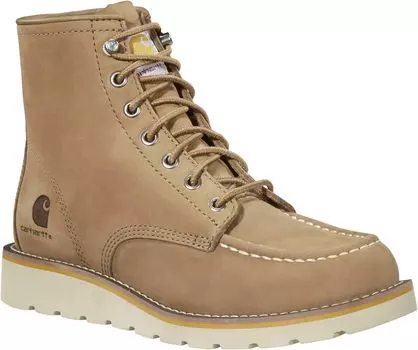Рабочая обувь с мягким носком 6" Moc Toe Wedge Boot Carhartt, цвет Coyote Nubuck