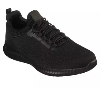 Рабочая обувь Skechers "CESSNOCK", обувь на шнуровке для общественного питания, уход с эластичной банджи, быстрой шнуровкой, черный