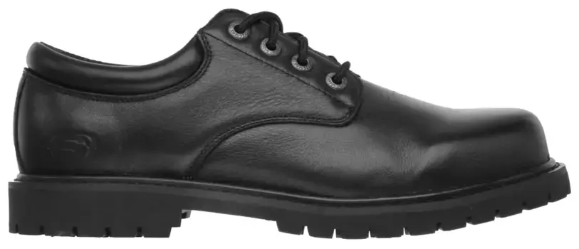 Рабочая обувь Skechers "Cottonwood-Elks SR Lace-up Shoes", обувь на шнуровке для общественного питания с удобной функцией пены с эффектом памяти, черный