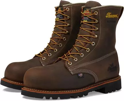 Рабочая обувь водонепроницаемая American Heritage 8" Waterproof Insulated Safety Thorogood, цвет Crazy Horse