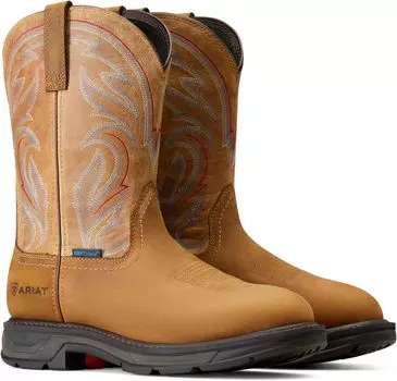 Рабочая обувь водонепроницаемая WorkHog XT Waterproof Work Boots Ariat, цвет Distressed Brown