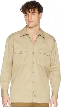 Рабочая рубашка с длинным рукавом Dickies, хаки
