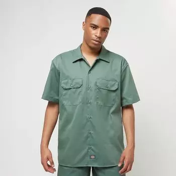 Рабочая рубашка с короткими рукавами Rec Dickies, цвет dark forest