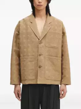 Рабочая жакет из узорчатой ткани KENZO, нейтральный