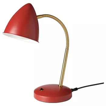 Рабочее освещение, светодиодное, красного/бронзового цвета, ISNLEN IKEA