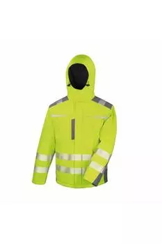 Рабочее пальто Safeguard Dynamic Hi-Visibility Softshell Result, желтый