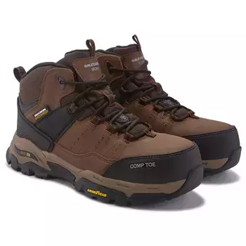 Рабочие ботинки Arch fit Tarver с композитным носком Skechers Work, коричневый