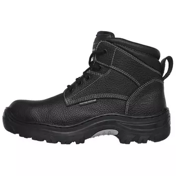 Рабочие ботинки мужские черные/серые Skechers