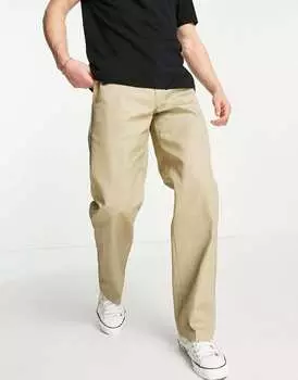 Рабочие брюки цвета хаки Dickies 874 прямого кроя