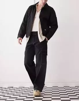 Рабочие брюки Dickies Riverbend Cargo черного цвета