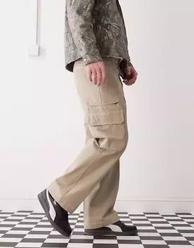 Рабочие брюки Dickies Riverbend Cargo светло-коричневого цвета