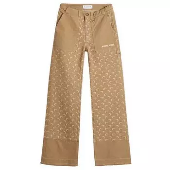 Рабочие брюки из жаккардовой саржи Moon Marine Serre, бежевый
