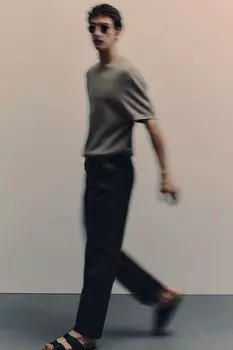 Рабочие брюки обычного кроя H&M, синий