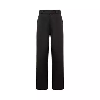 Рабочие брюки с поясом Palm Angels Sartorial, цвет: черный/белый
