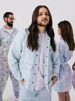 Рабочие Mustang, синий