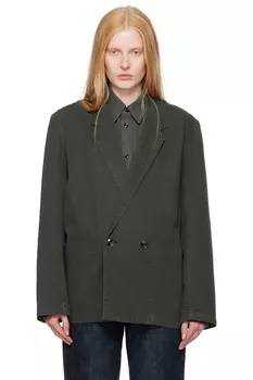 Рабочий джинсовый блейзер Lemaire, синий