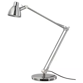 Рабочий фонарь, никелированный, ANTIFONI IKEA