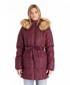 Rachel для беременных — пальто 3 в 1 с поясом Modern Eternity Maternity, красный