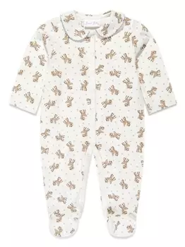 Rachel Riley пижама Fawn в горох, белый