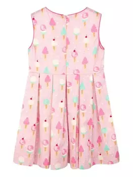 Rachel Riley платье с принтом, розовый