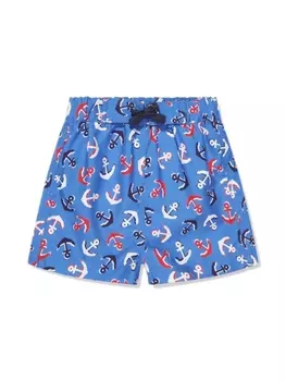 Rachel Riley шорты с принтом, синий