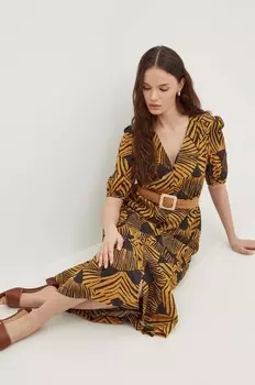 RACINE хлопковое платье La Petite Franaise, оранжевый