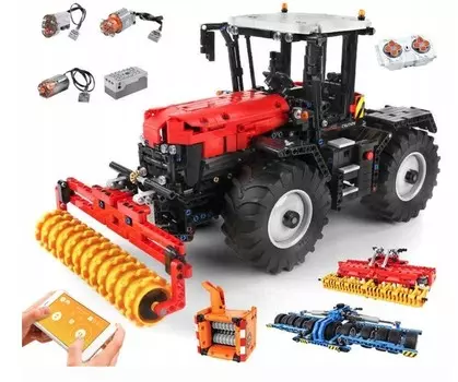 Радиоуправляемый комплект тракторных блоков 4 в 1 с дистанционным управлением Pan i Pani Gadet