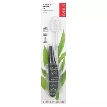 RADIUS Source Toothbrush мягкая 1 зубная щетка 1 сменная насадка