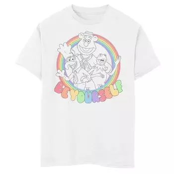 Радужная футболка Disney's The Muppets Boys 8–20 Be Yourself Disney